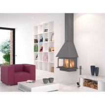 Focgrup - Cheminée métallique murale suspendue scoria s 12 kW CH57 F10-PC