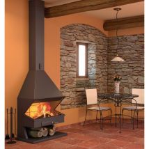 Focgrup - Cheminée métallique ouverte avida 8.0kW CH44