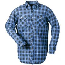 Chemise de travail hiver Taille XL,bleu-à carreaux