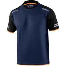 Sparco 02416BMAF3 T-shirt technique Tucson Bleu/Orange L