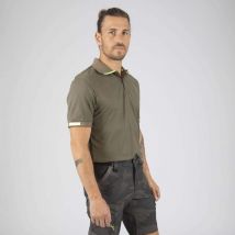 Polo North Ways Beven kaki/jaune fluo t.xl 1404 kaki xl