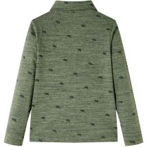 Chemise pour enfants kaki mélangé 128