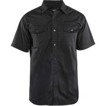 Chemise de travail Twill 3296 - Noir 4XL