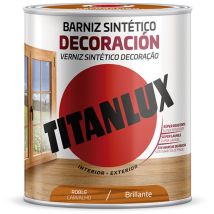 Titan - Vernis Synthétique Chêne Décoration Brillante 0,250l Lux M10100214 Lux