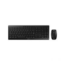 Cherry - Pack clavier & souris stream desktop recharge sans fil noir (JD-8560FR-2)