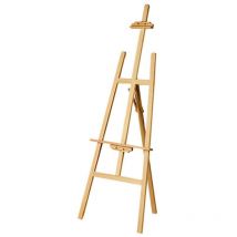 Bricoline - Chevalet en bois 1,40m pour toile - Dimensions du kit chevalet 142x43,5x52cm - Adapté aux toiles d'une hauteur maximale de 102