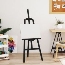 Vidaxl - Chevalet noir 53,5x95x127 cm bois de pin massif