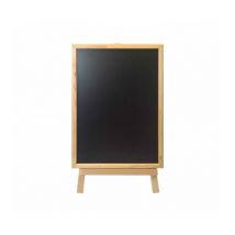 Chevalet bois de peintre pour enfant avec Recto ardoise noire et Verso blanc effaçable