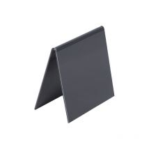Chevalet De Table En Pvc Noir De Dimensions 10 X 10 Cm - Lot De 10