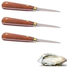 Chevalier Diffusion 3 Austernmesser Mit Holzgriff 16 Cm