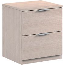 Kit chevet 2c cm.46x38x34 chêne clair
