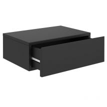 Chevet suspendu oceane, en bois noir mat