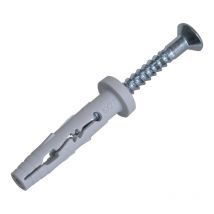 Cheville à frapper col plat - Vendu par 100 - Diametre : 8 - Longueur : 45 - g&b