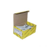 Cheville à frapper, tête fraisée, avec clou, vis tf 8/80/120, 50 pièces