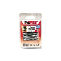 Cheville métallique à expansion avec vis Molly Classique (blister) - Cond. /pcs: 16 - ø mm: 11 - Long. mm: 50 - ø vis mm: 5