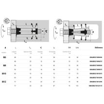 Scell-it - Boite De 25 Chevilles Avec Vis Multi-matériaux Charges Lourdes Acier Zingué Xmaxbolt M8x75mm