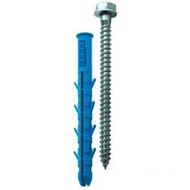Cheville nylon fixation sabots 12x130mm - Boite de 20