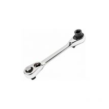 Chiave a cricchetto, mini chiave a cricchetto a doppia estremità da 1/4 di pollice, chiave a cricchetto, cacciavite, strumenti di riparazione