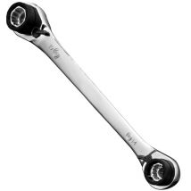 CHIAVE A CRICCHETTO REVERSIBILE 90 DENTI Cr-V 8 IN 1 DA 8mm a 19mm AIRTEC