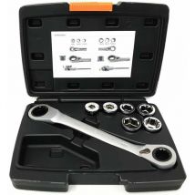 Chiave a cricchetto reversibile 13 in 1 doppia testa universale 14mm 19mm