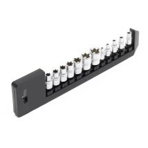 Set di chiavi a bussola esagonale con esagono esterno 12 pz. 6,35mm (¼) e 9,52mm (3/8) acciaio