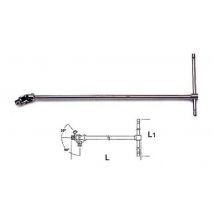 OX - chiave a t attacco quadro snodato 3/8' lunghezza 450mm