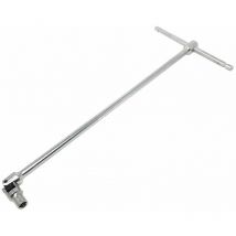 Chiave Bussola 9 Mm Doppio Snodo Testa Snodabile Maniglia a t Lunga 44 Cm