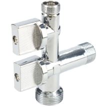 Chiave Combinata Fontastock – 1/2" x 3/8" x 3/4" – Ottone e ABS – Lavabile in lavastoviglie