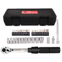 Chiave dinamometrica preimpostata 2-20 Nm 1/4 Combinazione di punte a bussola 35 in 1 Set per la casa Kit di strumenti multiuso Cassetta degli
