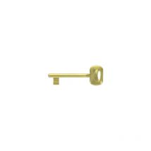 Chiave patent Bonaiti ottonata n. 5. Prezzo per 1 pezzo.