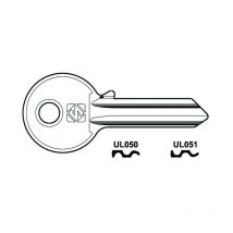 Chiavi per cilindri universal 5 spine grandi in acc. nich. - ul050 dx