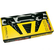 Iperbriko – 12-teiliges Ringschlüssel-Set 6-22 mm – Ergonomisches Design – Hochwertiger Stahl