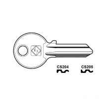 Chiavi per cilindri cisa 4 spine grandi - cs205 sx
