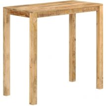 Furniture Limited - Tavolo da Bar 112x55x108 cm in Legno Massello