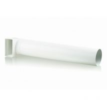 Chicane avec tube pour conduit de ventilation 100 mm