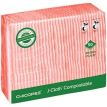 Chicopee J-Cloth Compostable Red (CA-50)