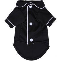 Chien Pet Pyjamas Accueil Teacup Chien Petit Chien Teddy Vêtements Chat Vêtements(noir m)