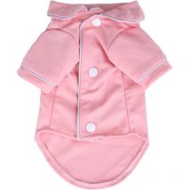 Chien Pet Pyjamas Accueil Teacup Chien Petit Chien Teddy Vêtements Chat Vêtements(Poudre l)