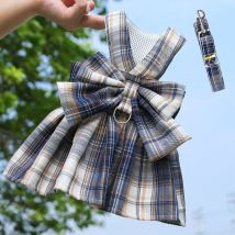 Chien Pyjamas Vêtements Soie Doux Chemise Loungewear Chiot Pyjamas Pour Chatons(Bleu marine L)