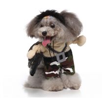 Chien Stand Up Vêtements pour chiens drôles Stand Up Dress Up(mercenaire m)