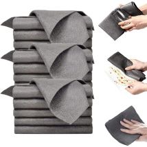 Chiffon de nettoyage magique épaissi, chiffons de nettoyage réutilisables pour nettoyer les fenêtres, les cuisines, le verre, les voitures (7,9 11,8