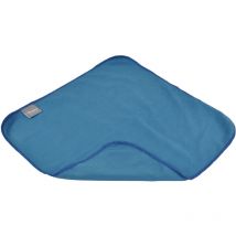 Chiffon special vitre bleu paon
