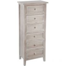 Chiffonnier Charme - 6 Tiroirs
