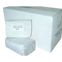 Chiffons coton blanc 10x1KG - Sylex