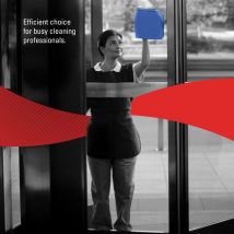 Chiffons en microfibre WypAll 8395 - 4 lots de transport x 6 chiffons bleus, 40 x 40 cm, (24 au total) 400 x 400mm x 6