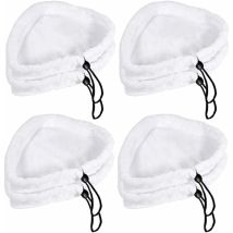 Linghhang - Chiffons Pads Nettoyage,Lot de 8 Tapis Mop à Vapeur Triangulaires Pads de Nettoyage en Microfibre Universel Vadrouilles Lavables avec
