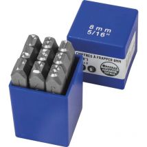 Chiffres a frapper 8 mm (5/16') drakkar tools - 17289