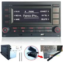 Chigoods Autoradio Rcn210 Mit Bluetooth Usb Aux Cd Mp3 Für Vw Passat B5 Golf 4 Mk4 Polo