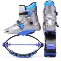 Chigoods Känguru Sprungschuhe,grau + Blau,größe 36-38(l),gewicht 50-70 Kg