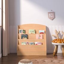 Children Kids Bookcase Bookshelf Storage Toy Shelf Rack Organizer